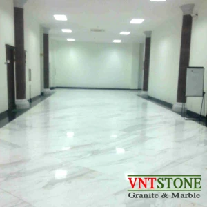Lát nền đá marble Trắng Vân Mây (Volakas)