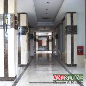 Lát sàn đá marble Kem Vàng