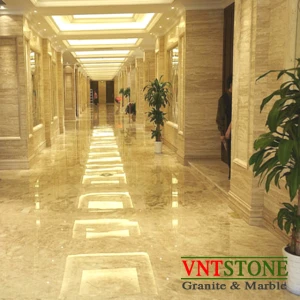 Lát sàn đá marble Màu Vàng Kem
