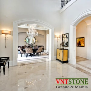 Lát sàn đá marble tự nhiên Crema Nova