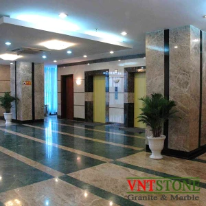 Lát sàn đá Xanh Dưa Hấu và Nâu Phần Lan