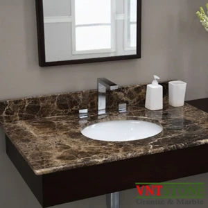 Lavabo đá tự nhiên Nâu Tây Ban Nha