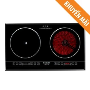 Bếp điện từ đôi hồng ngoại Sanaky SNK-21W