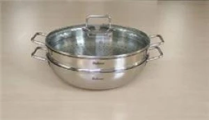 Chảo Cookever 32 có vỉ hấp