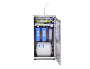 Máy lọc nước Kangaroo 7 lõi vỏ tủ Inox đèn UV KG104