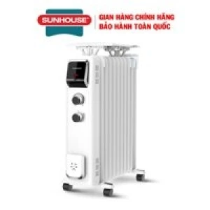Máy sưởi dầu Sunhouse 13 lá SHD7084 đen (có giá phơi)