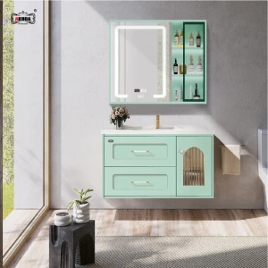 BỘ TỦ GƯƠNG PHÒNG TẮM CAO CẤP AKHOA PVC16 80CM