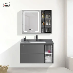 BỘ TỦ GƯƠNG PHÒNG TẮM THÔNG MINH AKHOA PVC09 80CM