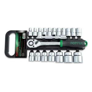 Bộ cần xiết lực và đầu tuýp lục giác Toptul GABB2001 20 chi tiết