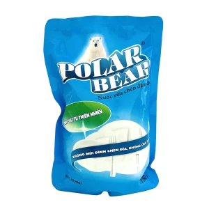 Nước rửa chén đậm đặc Polar Bear dạng túi 750g (12 túi/thùng)