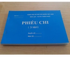 Phiếu chi carbon 3 liên (Hóa đơn A5)
