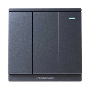 Bộ 3 công tắc 2 chiều Moderva xám ánh kim WMF516MYH-1VN