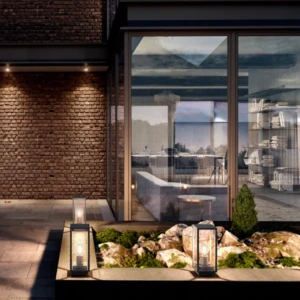 Đèn gắn trụ ngoài trời dùng bóng NBB1463 Nanoco