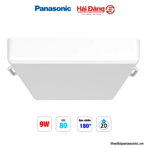 Đèn Led Downlight nổi không viền Rimless vuông 9W Panasonic