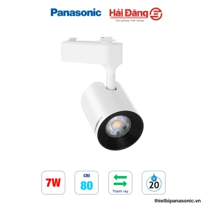 Đèn Spotlight chiếu điểm gắn thanh ray 7W Panasonic Trắng