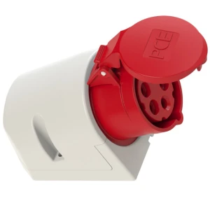 F115-6 Ổ cắm nổi loại không kín nước 16A 5P 400V 6H IP44