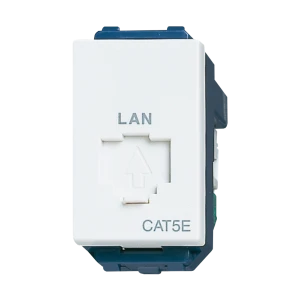 Ổ cắm data CAT5E Panasonic Wide Series WEV2488SW