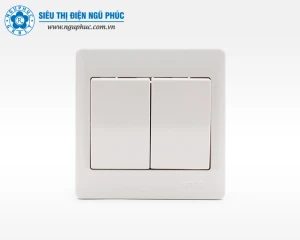 Bộ công tắc đôi 2 chiều Simon S50 - 51022B
