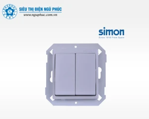 Công tắc đôi 2 chiều Simon V8 80397