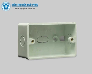 Đế âm đơn chữ nhật tự chống cháy Sino - S2157