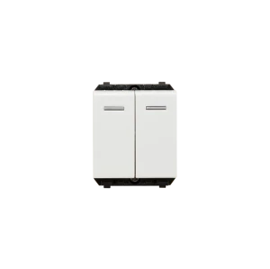 Công tắc đôi (kép) 1 chiều - Sino Vanlock - S18CCS/2 - VLXD Kiều Oanh