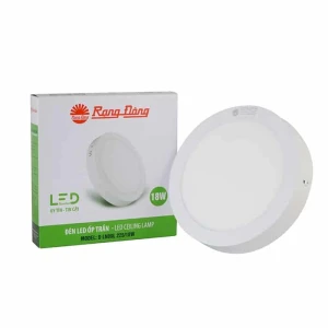 Đèn LED Ốp trần Tròn 18W Rạng Đông