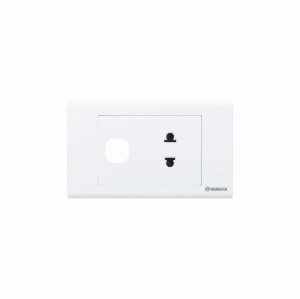 Mặt 1 lỗ + 1 ổ 2 chấu - Sino Vanlock – S18UX