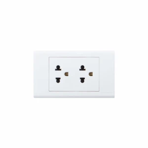 Mặt 2 ổ 3 chấu - Sino Vanlock - S18UE2 - VLXD Kiều Oanh