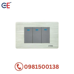 Bộ 3 công tắc Uten V7.0 1 chiều