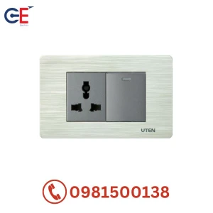 Bộ ổ cắm đơn 3 chấu Uten V7.0