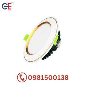 Đèn Led âm trần Diamond viền màu mặt cong KingLED 