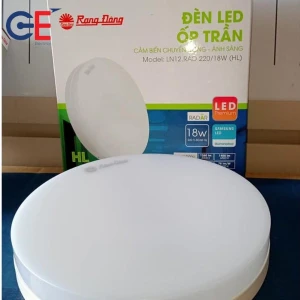 Đèn Led ốp trần cảm biến Rạng Đông 18W