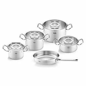 Bộ nồi Fissler Original-Profi 9 món gồm 4 nồi 1 chảo cán dài