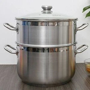 Bộ nồi xửng hấp inox 3 đáy Fivestar 30 cm, sản xuất tại Việt Nam, bảo hành 5 năm