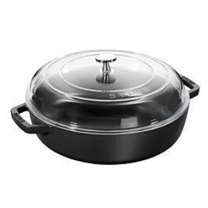 Chảo gang Staub Avec Couvercle 28cm, dung tích 3,7 lít, bảo hành 12 tháng