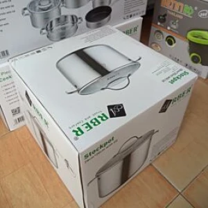 Nồi luộc gà Arber AN28I inox 304 đường kính 28cm, đáy 3 lớp bắt từ tốt không kén bếp