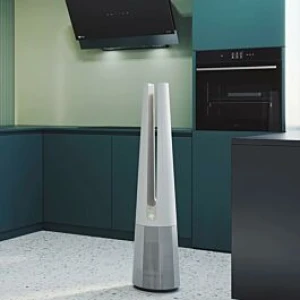 Quạt lọc không khí LG PuriCare AeroTower FS15GPCJ0 (LG FS15GPCJ0), HEPA Filter, Công nghệ UVnano, Cảm biến bụi PM 1.0, dùng cho phòng 23 m2