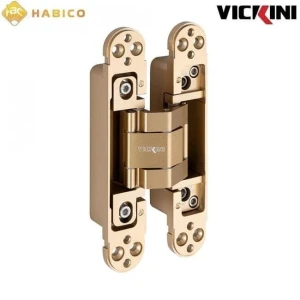 Bản lề âm cửa Vickini 43341.001 SG vàng mờ