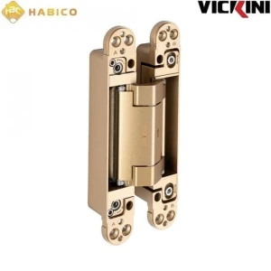 Bản lề âm cửa Vickini 43343.001 SG vàng mờ