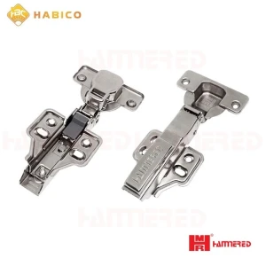 Bản lề hơi giảm chấn ván dày 25mm Hammered 3006A thẳng