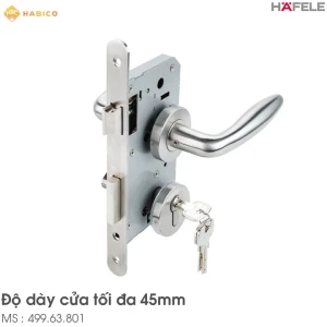 Bộ khóa tay nắm gạt Hafele 499.63.801