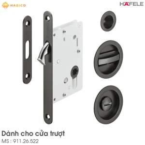 Bộ Thân Khóa Cho Cửa Trượt Hafele 911.26.522