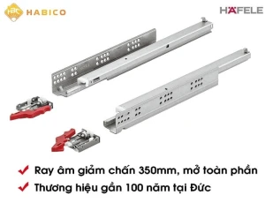 Ray Âm Giảm Chấn Hafele 433.03.103 Mở Toàn Phần 350mm