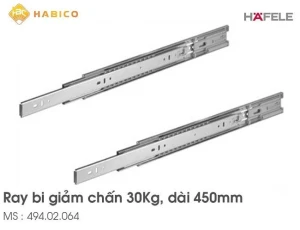 Ray bi Giảm Chấn Hafele 450mm 494.02.064