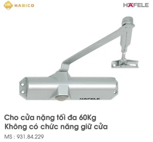Tay Đẩy Hơi Cùi Chỏ Cửa Không Điểm Dừng Hafele 931.84.229