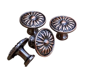 Tay Nắm Tủ Núm 9115 Nâu Nặng