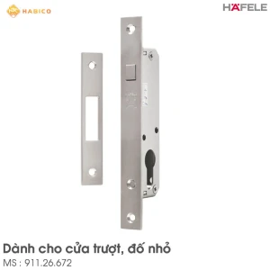 Thân khóa cửa trượt cho cửa đố nhỏ S30/0A Hafele 911.26.672