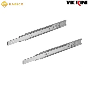 Thanh ray trượt ngăn kéo 3 tầng giảm chấn Vickini 02453.500