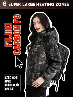 Áo sưởi ấm FUJIKI Chính Hãng - Pin 30.000Mah | 9-15 tiếng
