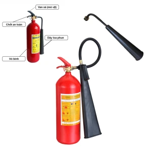 Bình chữa cháy CO2 MT3 đầy đủ phụ kiện